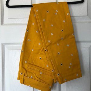 OLD NAVY PIXIE YELLOW PRINT PANTS